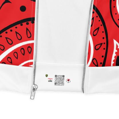 Blouson aviateur unisexe Love The Hustle™, hauts rouges