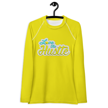 Love The Hustle™ Women's Long Sleeve Rash Guard Neon Collection