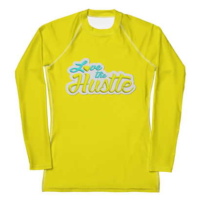 Love The Hustle™ Women's Long Sleeve Rash Guard Neon Collection