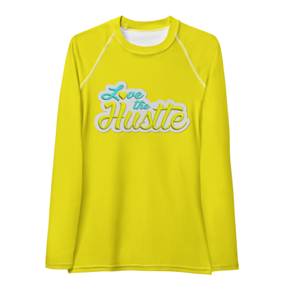 Love The Hustle™ Women's Long Sleeve Rash Guard Neon Collection
