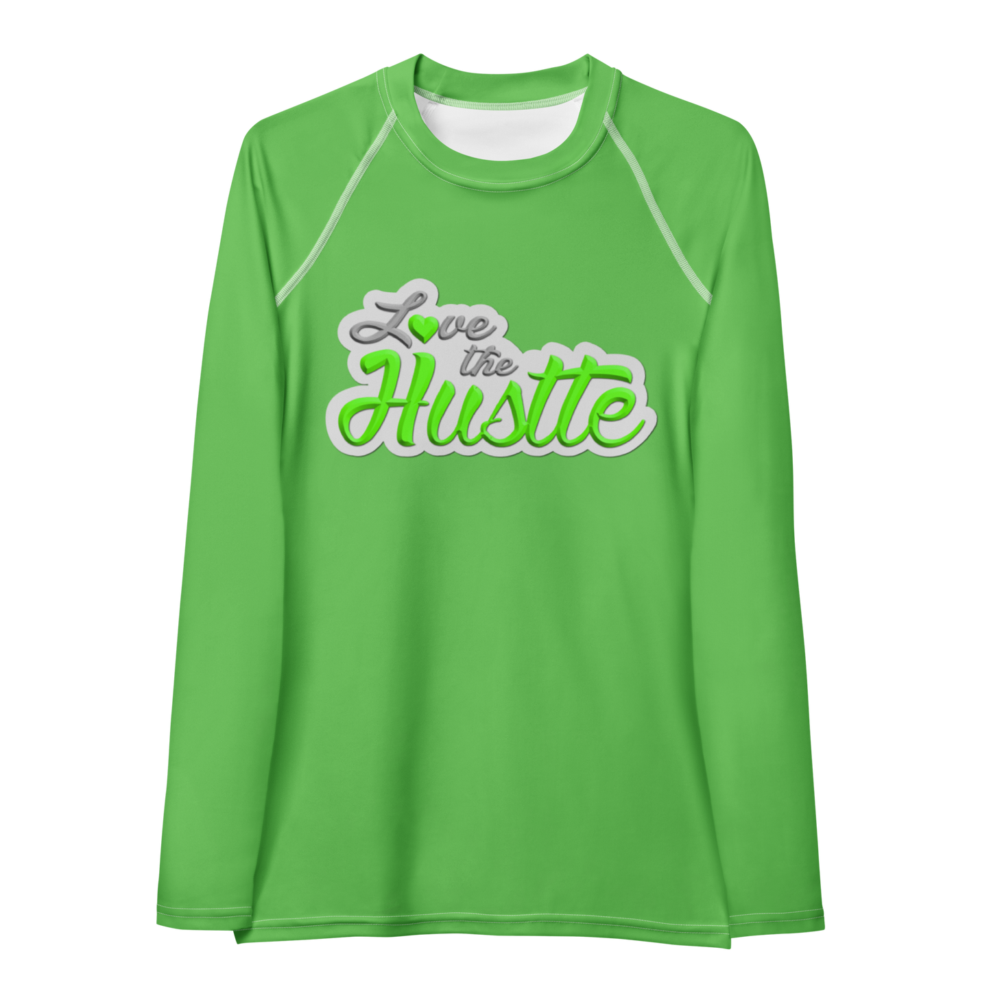 Camiseta de manga larga para mujer Love The Hustle™, colección neón