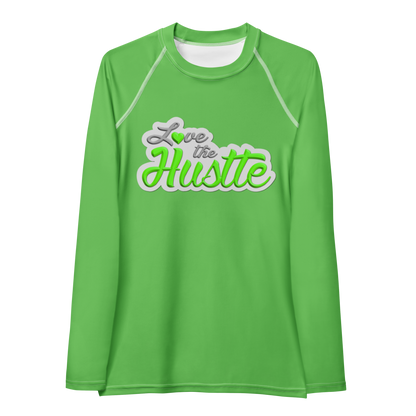 Love The Hustle™ Women's Long Sleeve Rash Guard Neon Collection