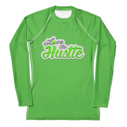 Love The Hustle™ Women's Long Sleeve Rash Guard Neon Collection