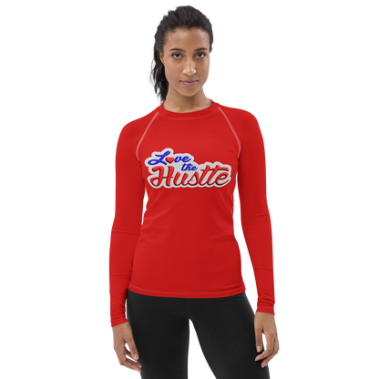 Love The Hustle™ Women's Long Sleeve Rash Guard Neon Collection