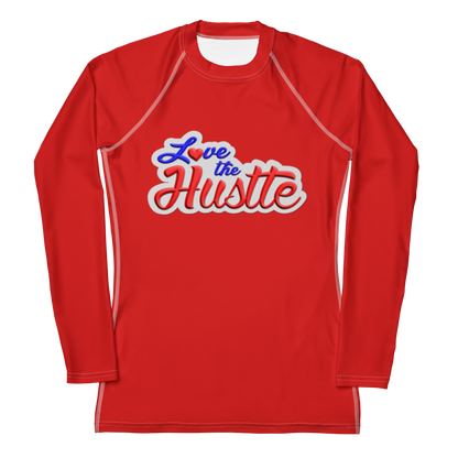 Love The Hustle™ Women's Long Sleeve Rash Guard Neon Collection