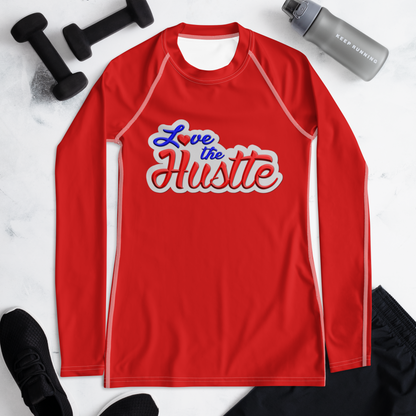Love The Hustle™ Women's Long Sleeve Rash Guard Neon Collection