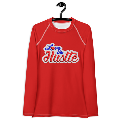 Love The Hustle™ Women's Long Sleeve Rash Guard Neon Collection