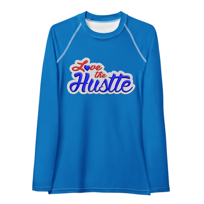 Love The Hustle™ Women's Long Sleeve Rash Guard Neon Collection