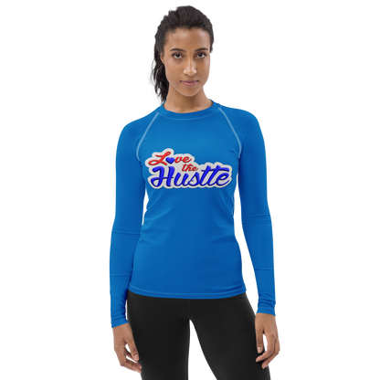 Love The Hustle™ Women's Long Sleeve Rash Guard Neon Collection