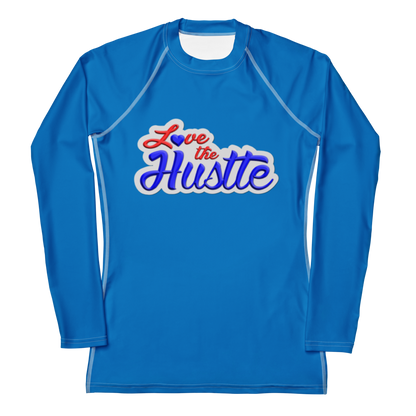 Love The Hustle™ Women's Long Sleeve Rash Guard Neon Collection