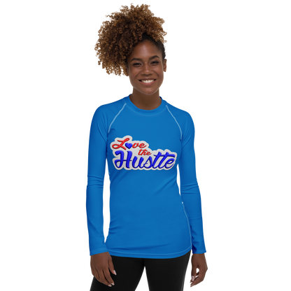 Love The Hustle™ Women's Long Sleeve Rash Guard Neon Collection