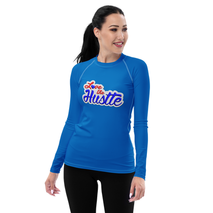 Love The Hustle™ Women's Long Sleeve Rash Guard Neon Collection