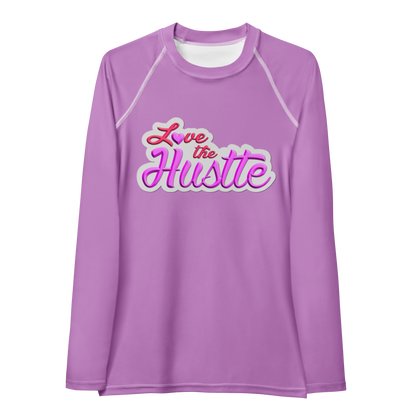 Love The Hustle™ Women's Long Sleeve Rash Guard Neon Collection
