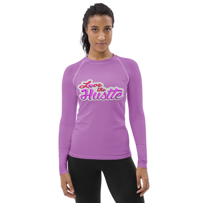 Love The Hustle™ Women's Long Sleeve Rash Guard Neon Collection