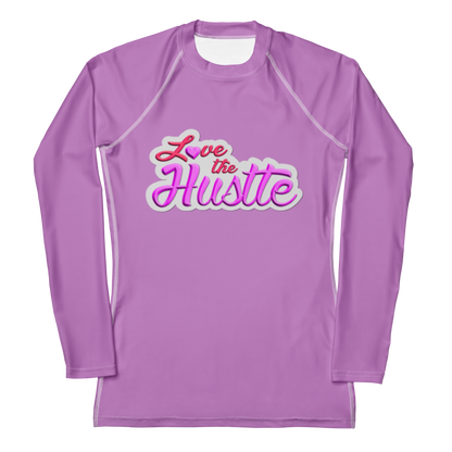 Love The Hustle™ Women's Long Sleeve Rash Guard Neon Collection