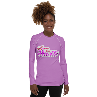 Love The Hustle™ Women's Long Sleeve Rash Guard Neon Collection