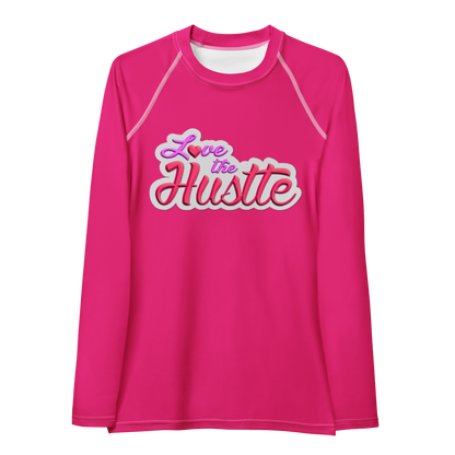 Love The Hustle™ Women's Long Sleeve Rash Guard Neon Collection