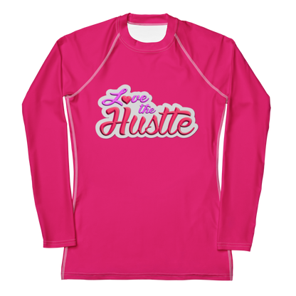 Love The Hustle™ Women's Long Sleeve Rash Guard Neon Collection