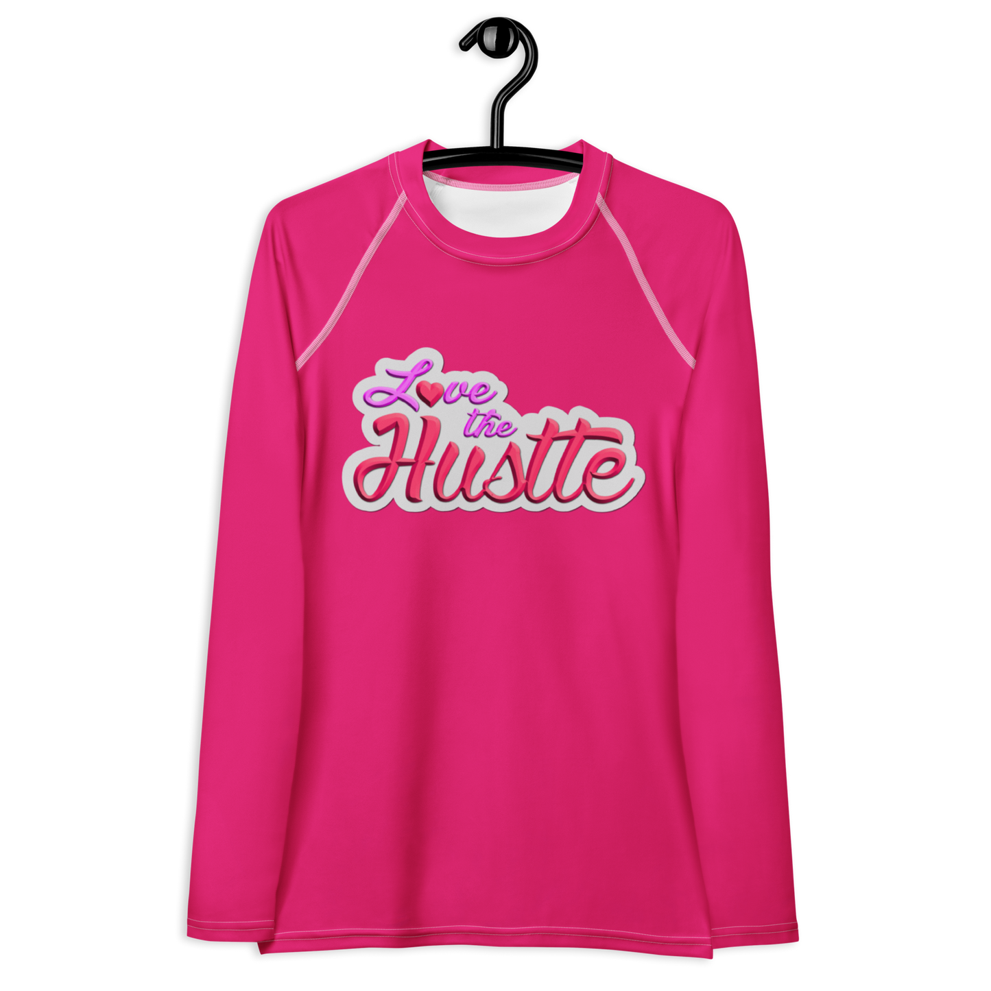 Camiseta de manga larga para mujer Love The Hustle™, colección neón