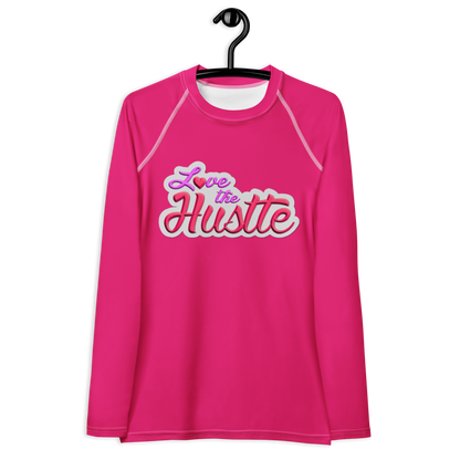 Love The Hustle™ Women's Long Sleeve Rash Guard Neon Collection