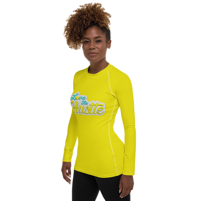 Love The Hustle™ Women's Long Sleeve Rash Guard Neon Collection