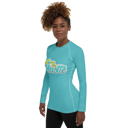 Love The Hustle™ Women's Long Sleeve Rash Guard Neon Collection
