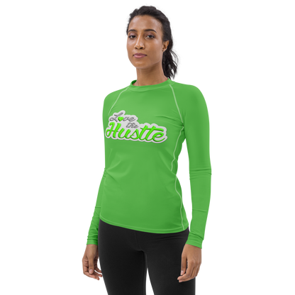 Love The Hustle™ Women's Long Sleeve Rash Guard Neon Collection
