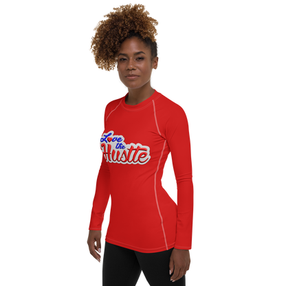 Love The Hustle™ Women's Long Sleeve Rash Guard Neon Collection