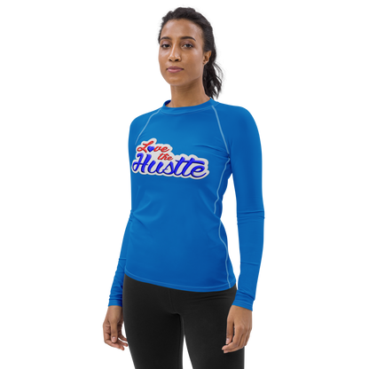 Love The Hustle™ Women's Long Sleeve Rash Guard Neon Collection