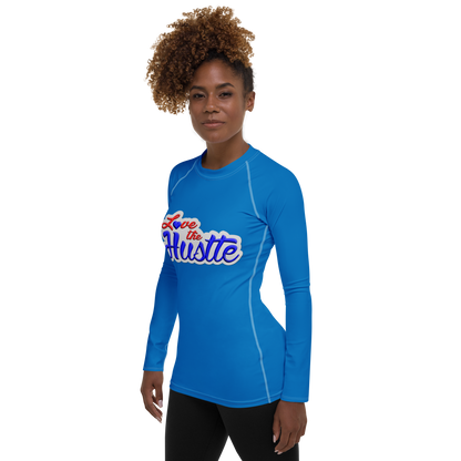 Love The Hustle™ Women's Long Sleeve Rash Guard Neon Collection