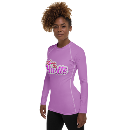 Love The Hustle™ Women's Long Sleeve Rash Guard Neon Collection