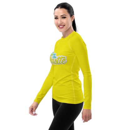 Love The Hustle™ Women's Long Sleeve Rash Guard Neon Collection