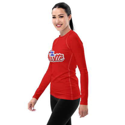 Love The Hustle™ Women's Long Sleeve Rash Guard Neon Collection