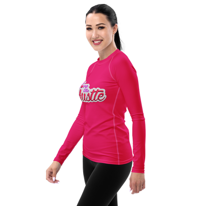 Love The Hustle™ Women's Long Sleeve Rash Guard Neon Collection