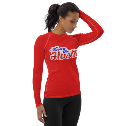 Love The Hustle™ Women's Long Sleeve Rash Guard Neon Collection