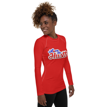 Love The Hustle™ Women's Long Sleeve Rash Guard Neon Collection