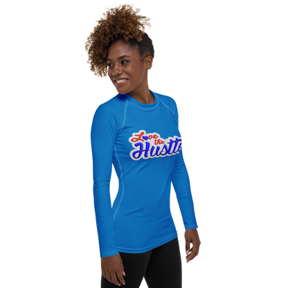 Love The Hustle™ Women's Long Sleeve Rash Guard Neon Collection