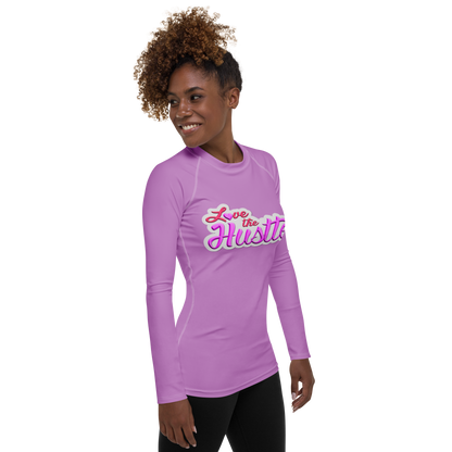 Love The Hustle™ Women's Long Sleeve Rash Guard Neon Collection