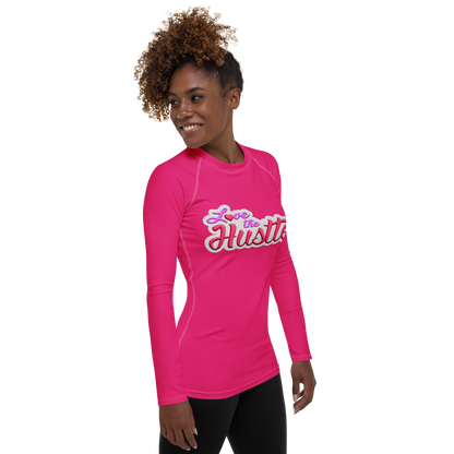 Love The Hustle™ Women's Long Sleeve Rash Guard Neon Collection