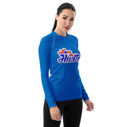 Love The Hustle™ Women's Long Sleeve Rash Guard Neon Collection