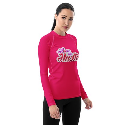 Love The Hustle™ Women's Long Sleeve Rash Guard Neon Collection