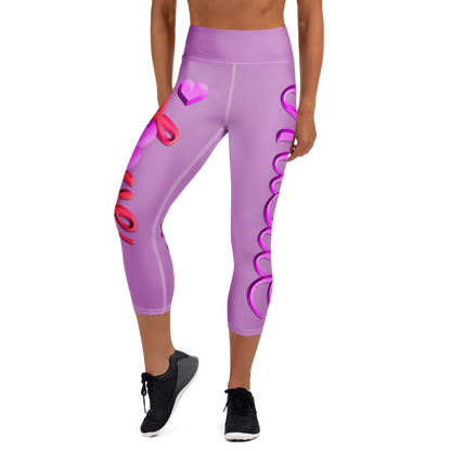 Love The Hustle™ Neon Yoga Capri Leggings Collection
