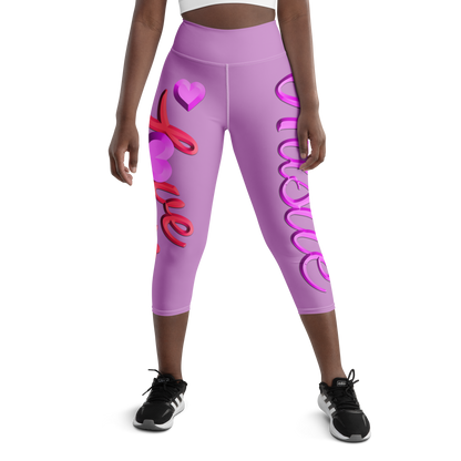 Love The Hustle™ Neon Yoga Capri Leggings Collection