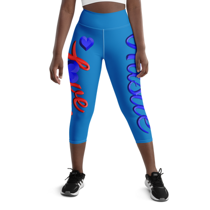Love The Hustle™ Neon Yoga Capri Leggings Collection