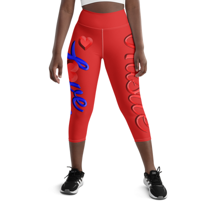 Love The Hustle™ Neon Yoga Capri Leggings Collection