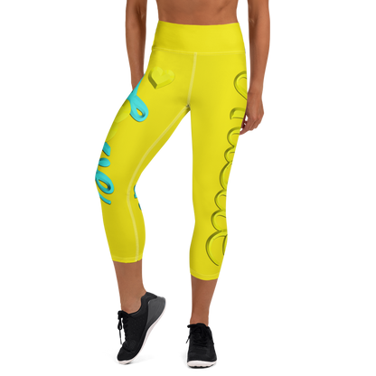 Love The Hustle™ Neon Yoga Capri Leggings Collection