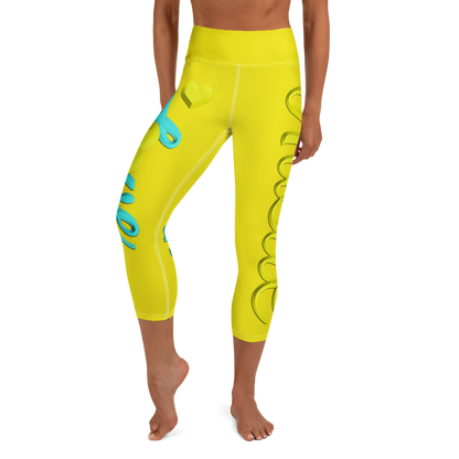 Love The Hustle™ Neon Yoga Capri Leggings Collection