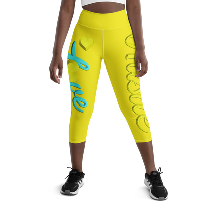 Love The Hustle™ Neon Yoga Capri Leggings Collection