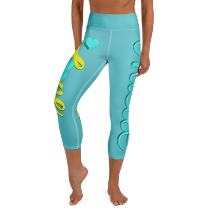 Love The Hustle™ Neon Yoga Capri Leggings Collection