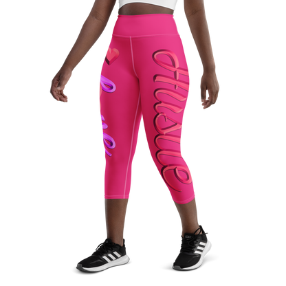 Love The Hustle™ Neon Yoga Capri Leggings Collection